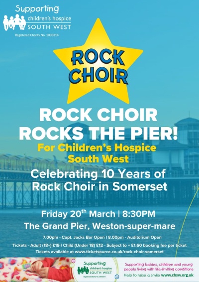 Rock Choir Rocks The Pier Poster